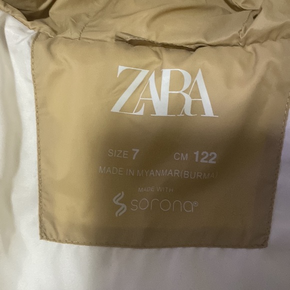 Zara Puffer Jacket Size 7 - Picture 6 of 6